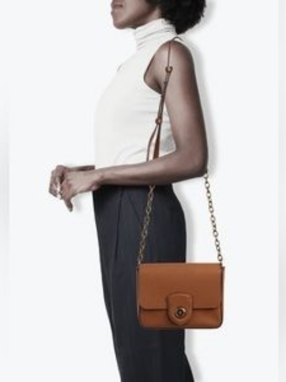 Lauren Ralph Lauren Millbrook Pebbled Leather Crossbody Bag